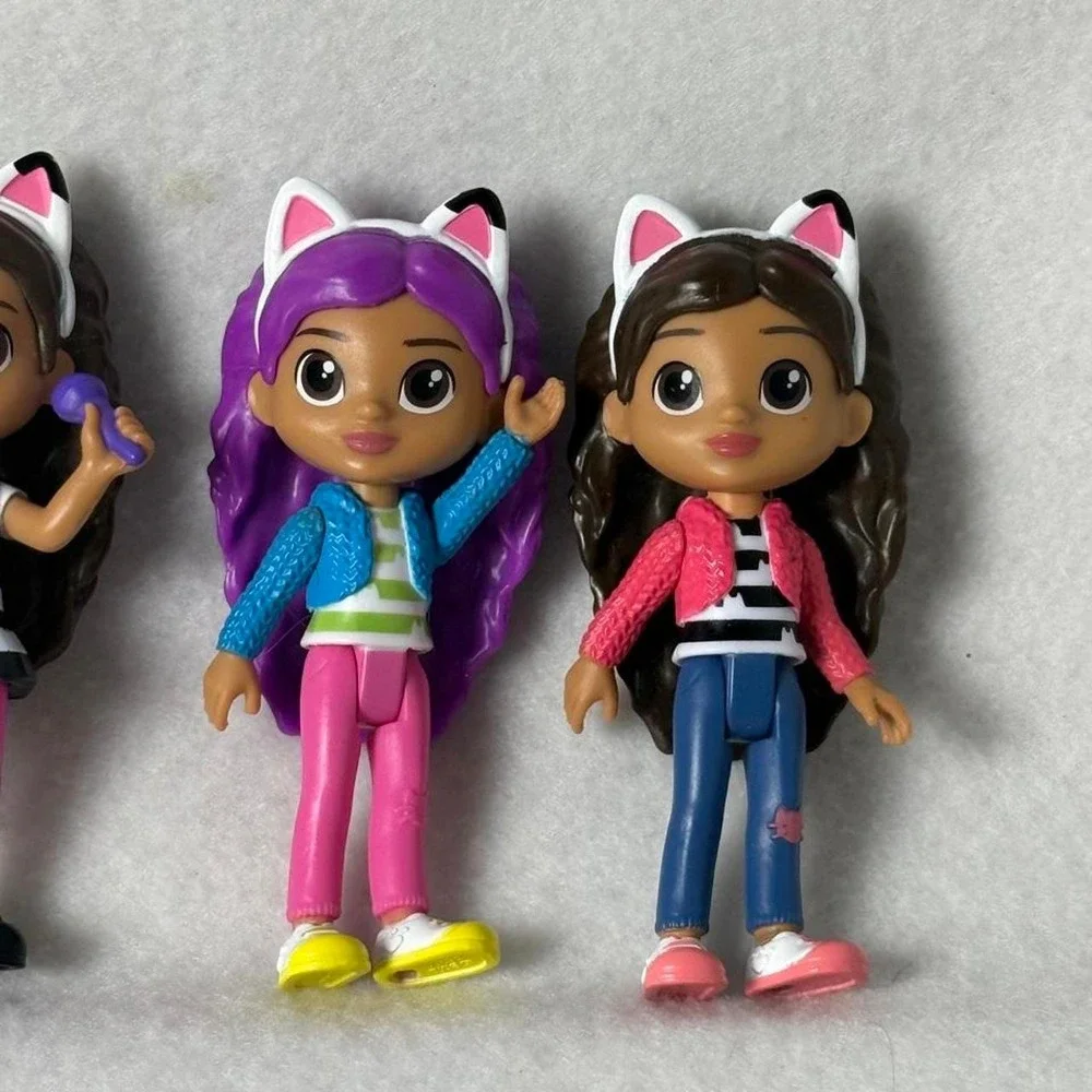 Gabby's Dollhouse Mini Figures Lot of 4 Replacement Dolls DreamWorks Toys